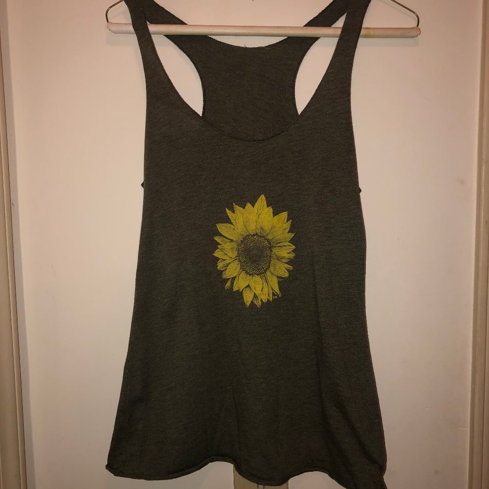 Sunflower tank top